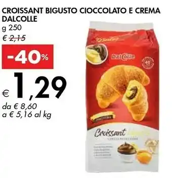 Bennet Dal colle Croissant Bigusto Cioccolato E Crema offerta