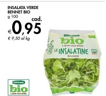 Bennet Bennet Insalata Verde Bio offerta