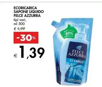 Bennet Felce Azzurra Ecoricarica Sapone Liquido offerta