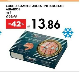 Bennet Albatros Code Di Gamberi Argentini Surgelate offerta