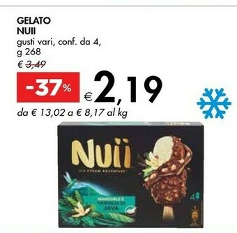 Bennet Nuii Gelato offerta