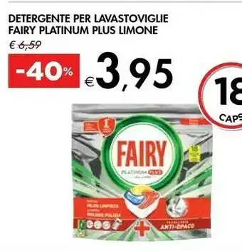 Bennet Fairy Detergente Per Lavastoviglie Platinum Plus Limone offerta