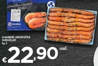 Bennet Gamberi Argentini Surgelati offerta