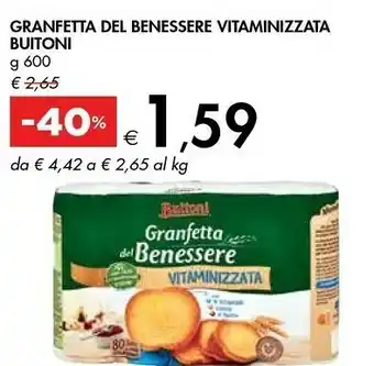 Bennet Buitoni Granfetta Del Benessere Vitaminizzata offerta