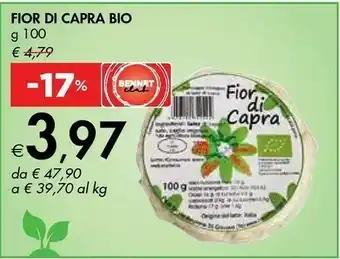 Bennet Fior Di Capra Bio offerta