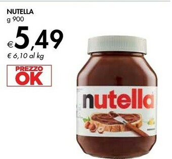 Bennet Ferrero Nutella 900 G(ml) offerta