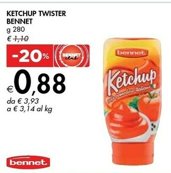 Bennet Bennet Ketchup Twister offerta