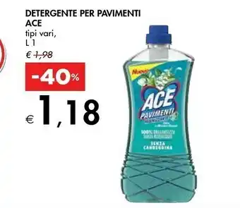 Bennet Ace Detergente Per Pavimenti Igienizzante offerta