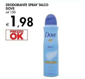 Bennet Dove Deodorante Spray Talco offerta