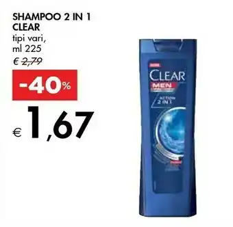 Bennet Clear Men Shampoo 2 In 1 offerta
