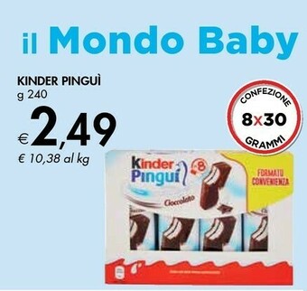 Bennet Ferrero Kinder Pinguì Cioccolato 240 G(ml) offerta