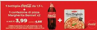 Bennet Bennet Confezione Coca Cola + Pizza Margherita offerta