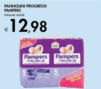 Bennet Pampers Pannolini Progressi offerta