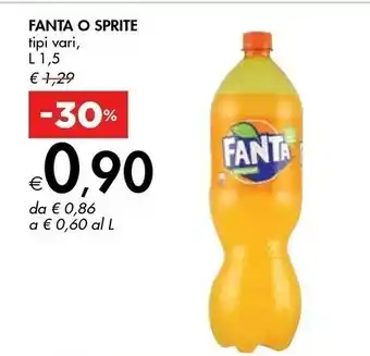 Bennet Coca-Cola - Fanta Aranciata 1500 G(ml) offerta