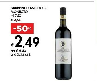Bennet Monrato Barbera D'asti Docg offerta