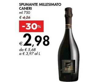 Bennet Caneri Spumante Millesimato offerta