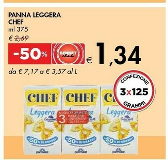 Bennet Parmalat Chef Leggera 375 G(ml) offerta