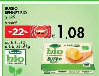 Bennet Bennet Burro Bio offerta