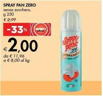 Bennet Spray pan Zero Senza Zucchero offerta
