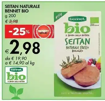 Bennet Bennet Seitan Naturale Bio offerta