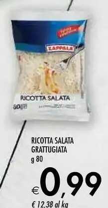 Bennet Zappalà Zappala Ricotta Salata Grattugiata offerta