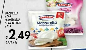 Bennet Zappalà Mozzarella 300 G(ml) offerta