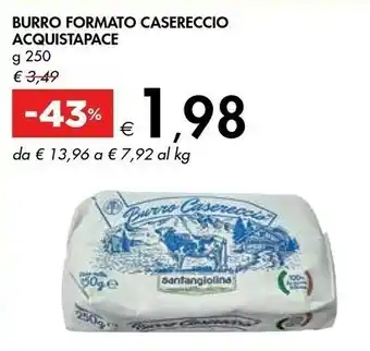 Bennet Acquistapace Burro Formato Casereccio offerta