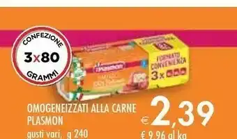 Bennet Plasmon Omogeneizzati Alla Carne offerta