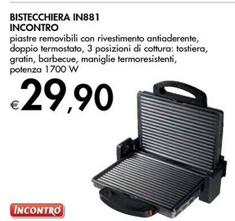 Bennet Incontro Bistecchiera IN881 offerta