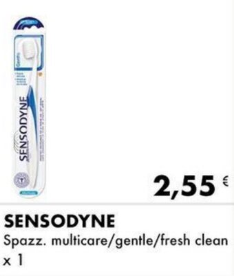 Iper Tosano SENSODYNE Spazz. multicare/gentle/fresh clean Spazz. sens. gengiv/rep&protect x 1 offerta