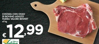 Bennet Costata Con Osso Di Bovino Adulto offerta