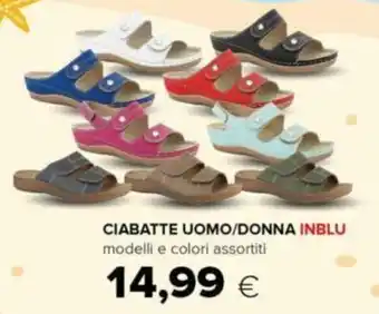 Oasi CIABATTE UOMO/DONNA INBLU modelli e colori assortiti offerta