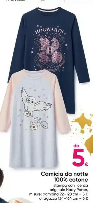 Pepco Camicia Da Notte 100% Cotone offerta