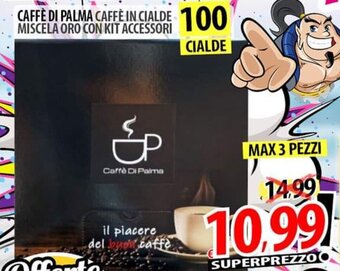Il Genio Supermercato CAFFÈ DI PALMA CAFFÈ IN CIALDE MISCELA ORO CON KIT ACCESSORI offerta
