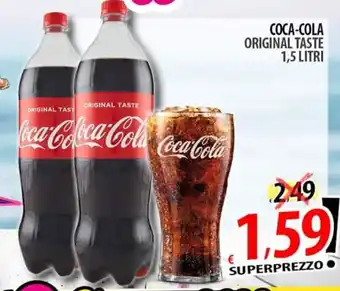 Il Genio Supermercato COCA-COLA ORIGINAL TASTE 1,5 LITRI offerta
