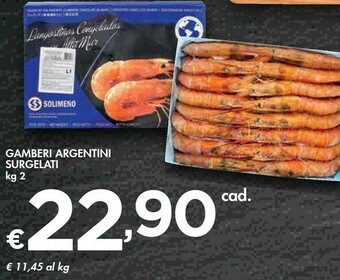 Bennet Gamberi Argentini Surgelati offerta