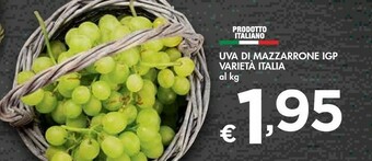Bennet Uva Di Mazzarrone IGP Varieta Italia offerta