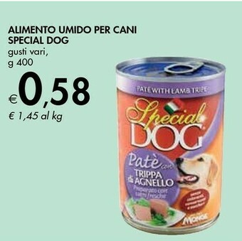 Bennet Monge Special Dog Alimento Umido Per Cani 400 G offerta