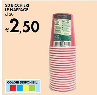 Bennet Le nappage 20 Bicchieri offerta
