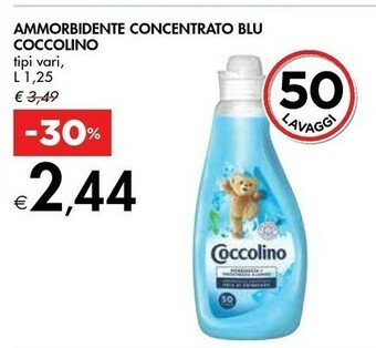 Bennet Coccolino Ammorbidente Concentrato Blu offerta