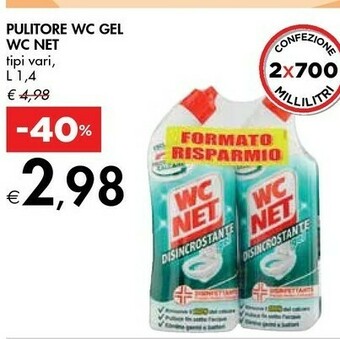 Wc net Pulitore Wc Gel Disincrostante