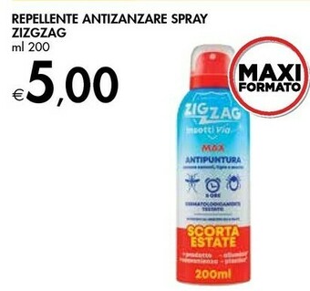 Bennet Zig Zag Repellente Antizanzare Spray 200 Ml offerta