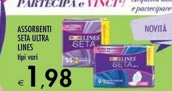 Bennet Lines Assorbenti Seta Ultra offerta