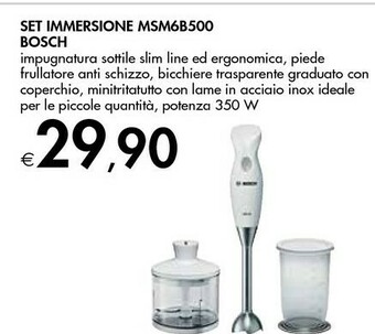 Bennet Bosch Set Immersione MSM6B500 offerta