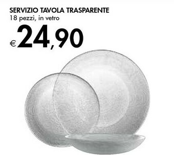 Bennet Servizio Tavola Transparente offerta