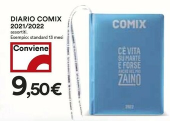 Coop Comix Diario 2021 / 2022 offerta