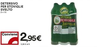 Coop Svelto Detersivo Per Stoviglie offerta