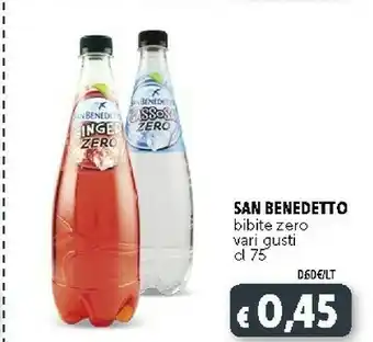 Deco Supermercati San Benedetto San Benedetto - Ginger Zero 750 g(ml) offerta