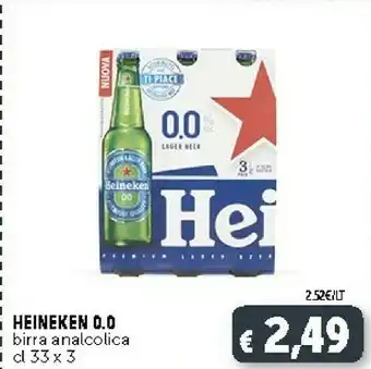 Deco Supermercati Heineken Heineken - Birra Analcolico 330 g(ml) offerta