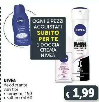 Deco Supermercati Nivea Deodorante Spray offerta